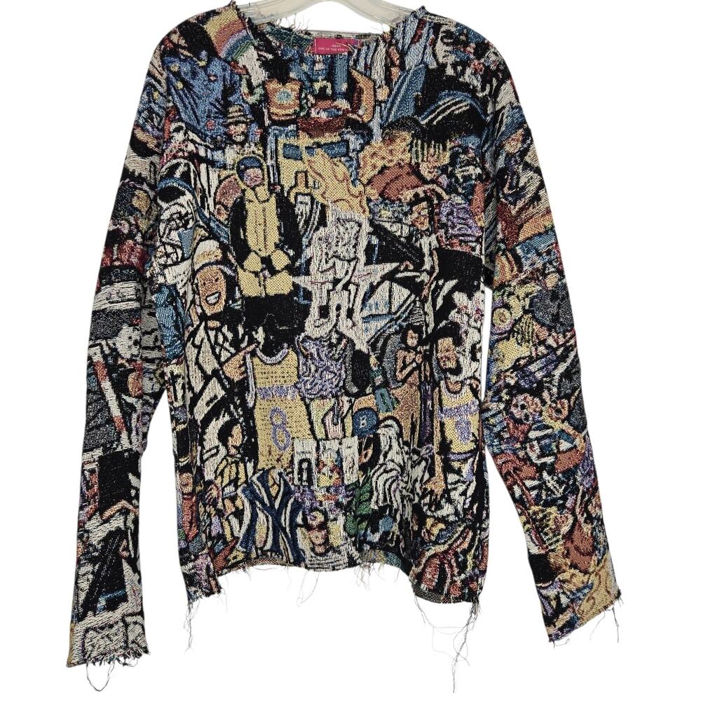 Kodone 4x1111 Tapestry Sweater Streetwear Limited Release Los Angeles Men XL